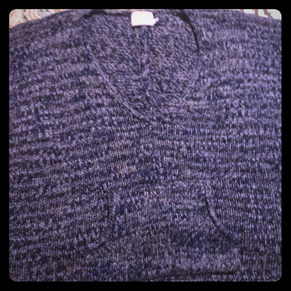 Michael stars oversized cropped Poncho-sweater